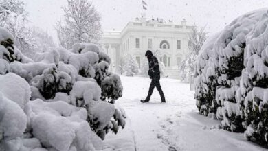 Photo of बर्फीले तूफान की चपेट में अमेरिका, 34 से अधिक की मौत; तापमान-6°C