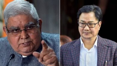 Photo of उपराष्ट्रपति और कानून मंत्री के खिलाफ बॉम्बे HC में याचिका दाखिल, पद से हटाने की मांग