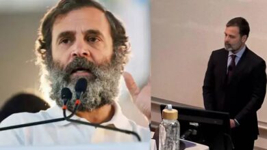 Photo of Cool लुक में दिखे राहुल गांधी, ट्रिम्ड दाढ़ी-मूंछ व कोट-टाई को लोगों ने किया पसंद