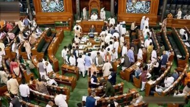 Photo of हंगामे के चलते संसद के दोनों सदन दोपहर दो बजे तक के लिए स्थगित