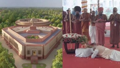 Photo of राष्ट्र को समर्पित हुआ नया संसद भवन, ‘सेंगोल’ के सामने दडवंत हुए पीएम मोदी