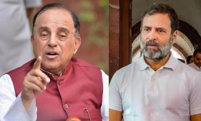 Subramanian Swamy protested passport to Rahul