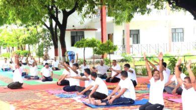 Photo of अंतर्राष्ट्रीय योग दिवस पर पुलिस दूरसंचार मुख्यालय में दिखी वसुधैवकुटुम्बकम की भावना