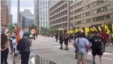 Photo of कनाडा: खालिस्तान समर्थकों को भारतवंशियों ने दिया मुंहतोड़ जवाब, लहराया तिरंगा