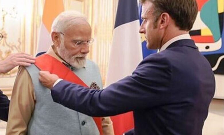 PM Modi honored with France highest honor