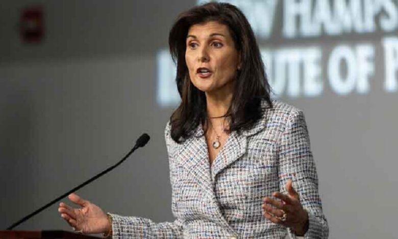 Nikki haley claimed China an existential threat to US preparing for war