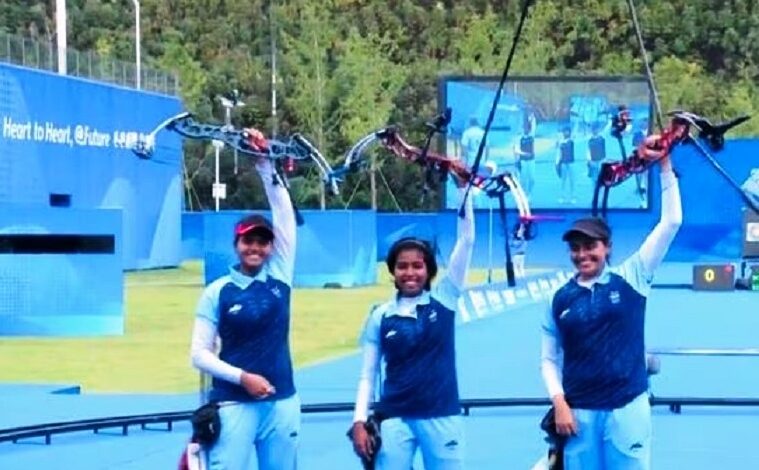 Women archery team won gold in Asian Games 2023
