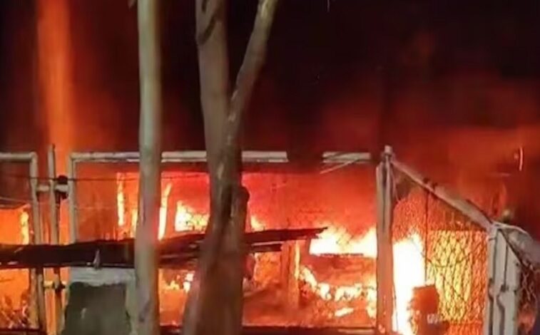 fire in Goregaon Mumbai multi-storey building