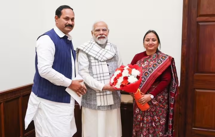 BSP MP Sangeeta Azad met PM Modi