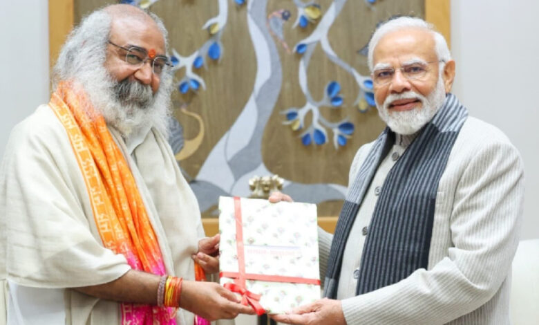 Congress leader Pramod Krishnam invited PM Modi for the foundation stone laying ceremony of Kalki Dham