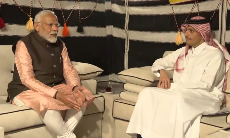 PM Modi met Qatar's Prime Minister