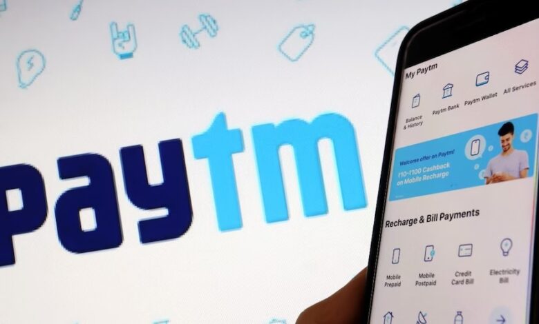 lower circuits are continuously being seen in Paytm shares