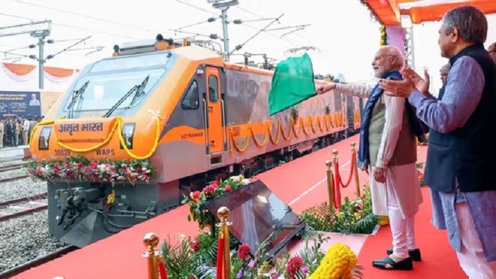 PM Modi flags off 10 new Vande Bharat trains