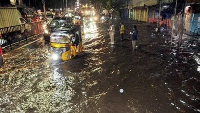 Photo of हैदराबाद में बारिश ने मचाया कहर,निर्माणाधीन अपार्टमेंट की दीवार ढहने से सात की मौत
