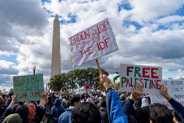 Trump angry over demonstrations in support of Palestinians