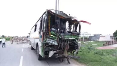 Photo of यूपी के रामपुर में भीषण सड़क हादसा, बसों की टक्कर में 3 लोगों की मौत; 49 घायल