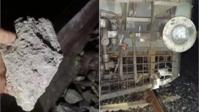 Photo of अब अजमेर में ट्रेन पलटाने की साजिश, रेलवे ट्रैक पर रखे गए थे भारी भरकम पत्थर; मालगाड़ी टकराई