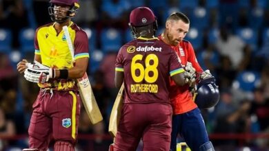 Photo of 440 रन और 32 छक्‍के, WI ने रिकॉर्ड बनाकर बचाई लाज; ENG को बुरी तरह रौंदा