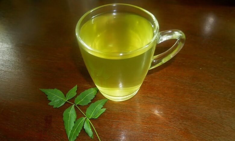 Drink neem ginger tea