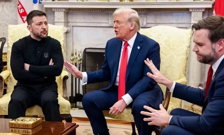 Fierce debate between Trump and Zelensky
