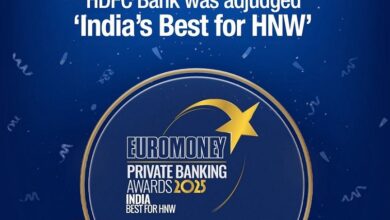 Photo of HDFC BANK को चुना गया यूरोमनी प्राइवेट बैंकिंग अवार्ड्स-2025 में ‘भारत का सर्वश्रेष्ठ HNW’