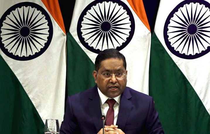 Foreign Ministry spokesperson Randhir Jaiswal