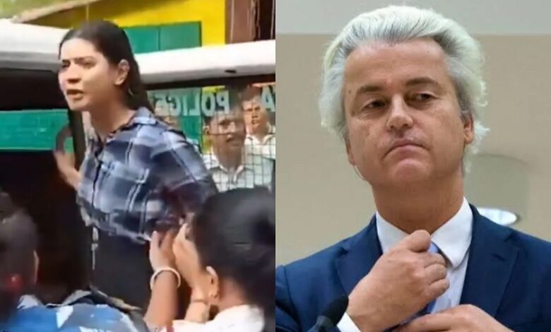 Dutch leader Geert Wilders furious over the arrest of Sharmistha Panauli