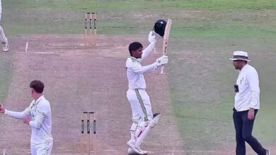 Photo of आयुष म्‍हात्रे के तूफानी शतक पर बारिश ने फेरा पानी, यूथ टेस्‍ट जीतने से चूकी टीम इंडिया