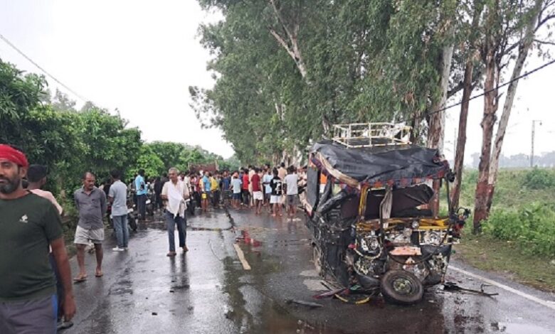 Horrible road accident in Patna