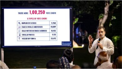 Photo of ‘देश के गुनहगार सुन लें- वक्त बदलेगा, सजा मिलेगी’; राहुल ने फिर साधा ECI पर निशाना