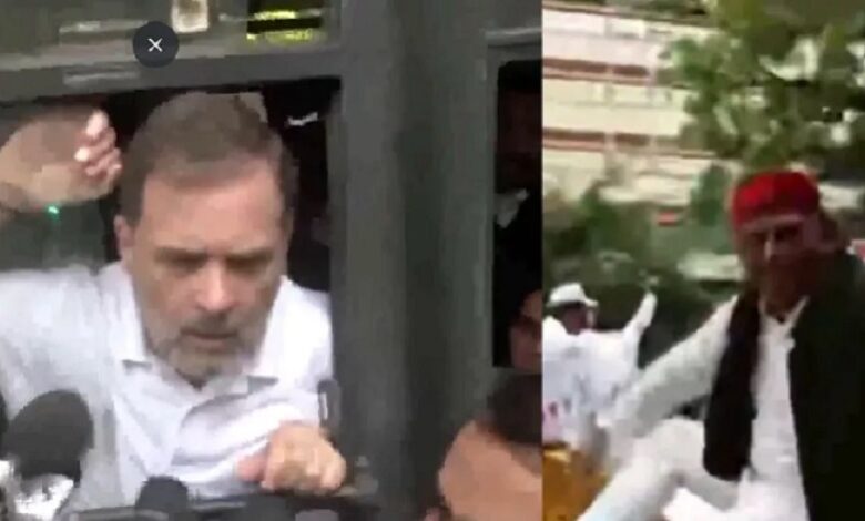 Rahul and Priyanka detained