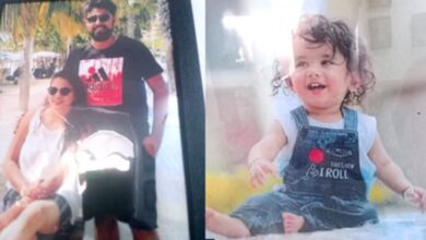 Photo of उप्र: मासूम को जहर देकर मारा, कारोबारी ने पत्नी के साथ दी जान; फंदे से लटके मिले शव