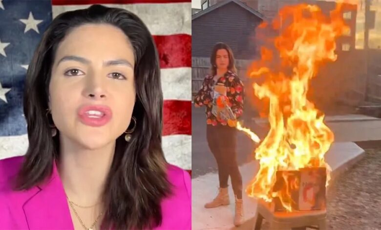 Valentina Gomez burn quran