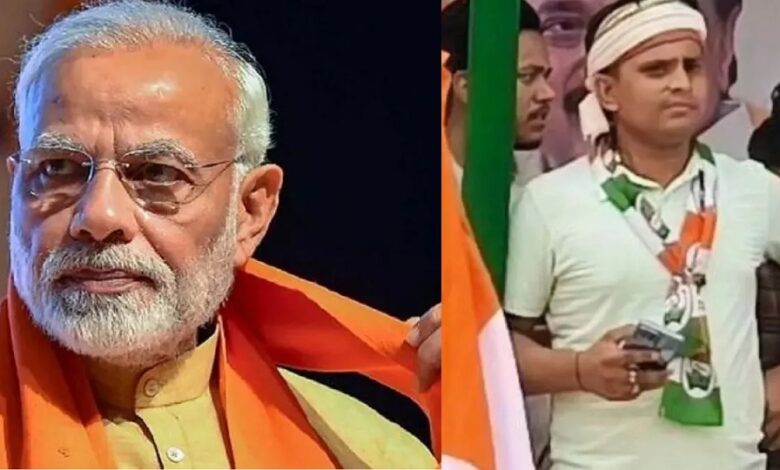 Abusing to PM Modi