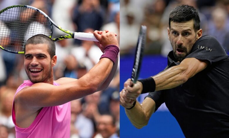 Alcaraz stopped Djokovic's winning streak in us open 2025