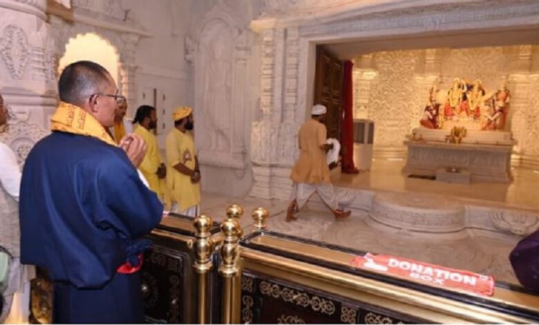 Bhutan's PM reached Ayodhya