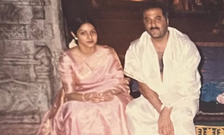 Boney Kapoor shared an old photo with Sridevi