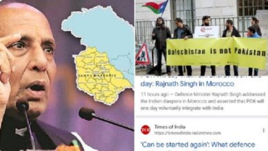 Photo of ‘POK लेने के लिए 6 करोड़ बलूच आपके साथ’, RoB ने राजनाथ के बयान का किया समर्थन