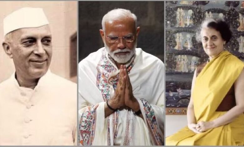 Will PM Modi break the record of Indira-Nehru