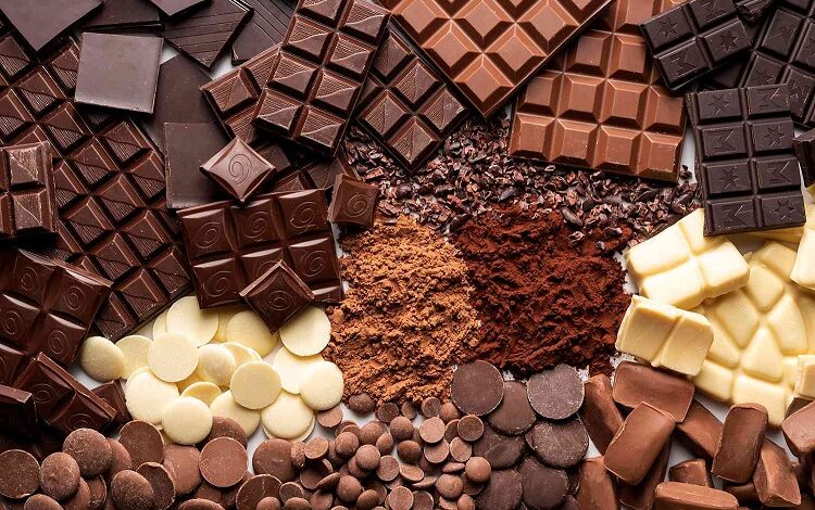 different flavors of chocolate