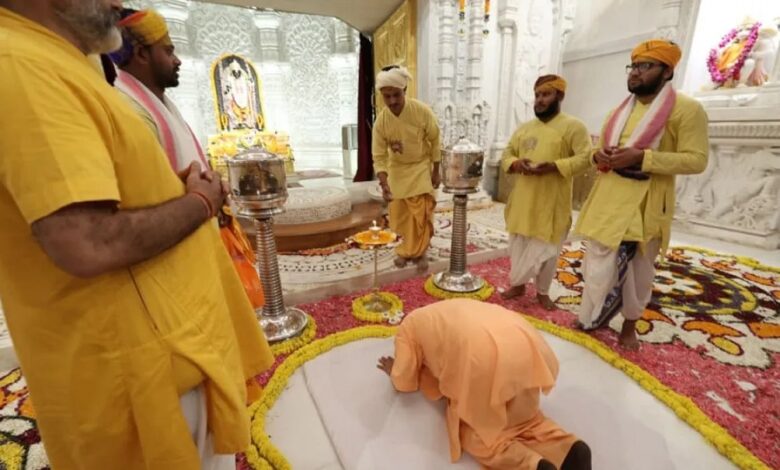 CM Yogi in the court of Ramlala