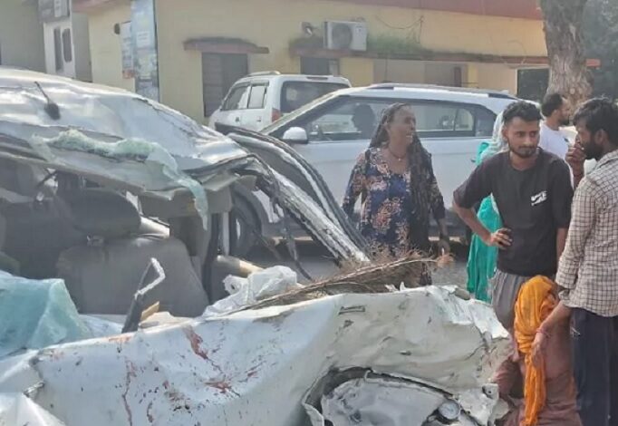 Horrific road accident in Muzaffarnagar