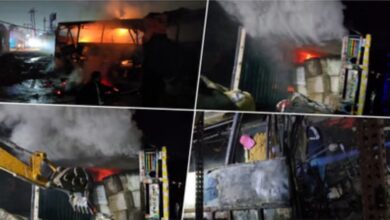 Photo of यूपी में खौफनाक हादसा: भीषण टक्कर के बाद बस-ट्रक धधके; तीन की मौत, 25 घायल